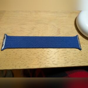 Blue Braided Apple Watch Solo Strap